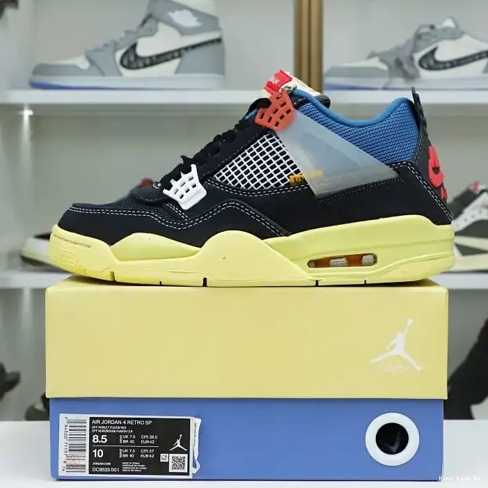 JORDAN RETRO Kimikick NOIR' AIR LA UNION X 'OFF 4 0808